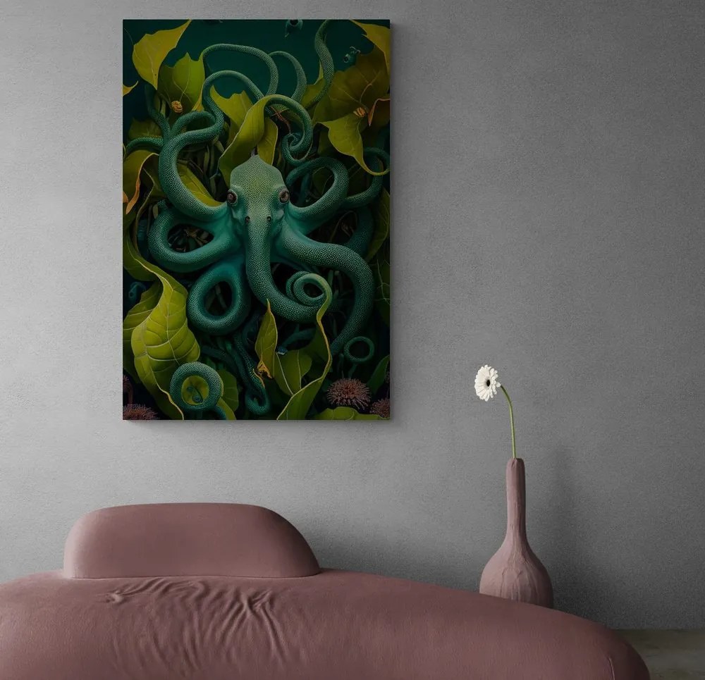 Stampa su tela – Polpo surrealista