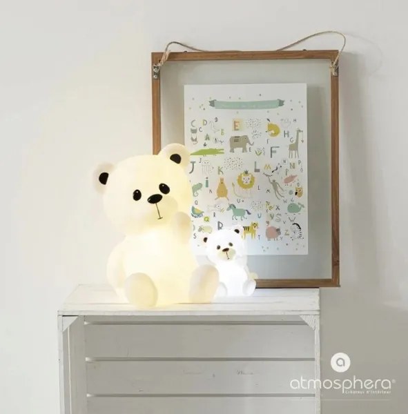Atmosphera - Luce notturna LED per bambini TEDDY LED/3xAA bianca