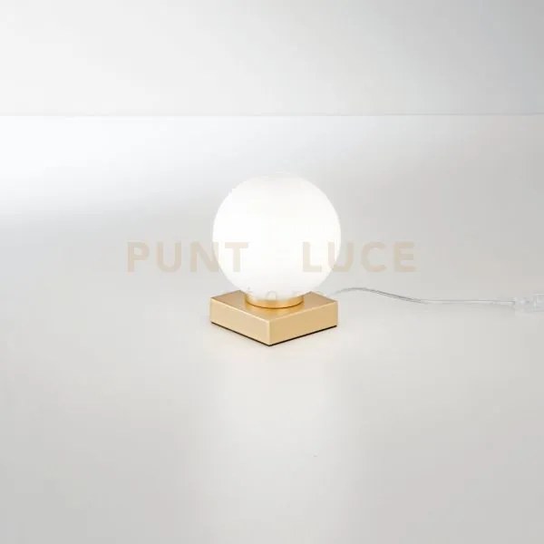 Lumetto enoire oro 1 luce attacco e14 14x14x17,5cm diffusori in vet...