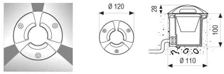 Trek Mini Led 3 Aperture 4W 420Lm 4000°K