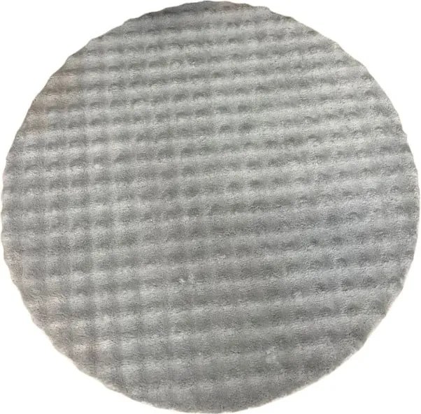 Tappeto grigio rotondo lavabile ø 120 cm Bubbly - Oyo Concept