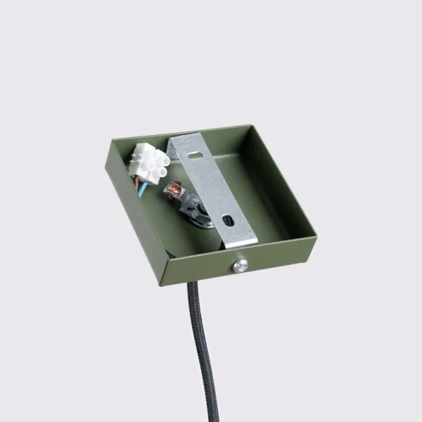 Sollux SL.1611 - Lampadario a sospensione con filo KARBON 1xGU10/10W/230V verde