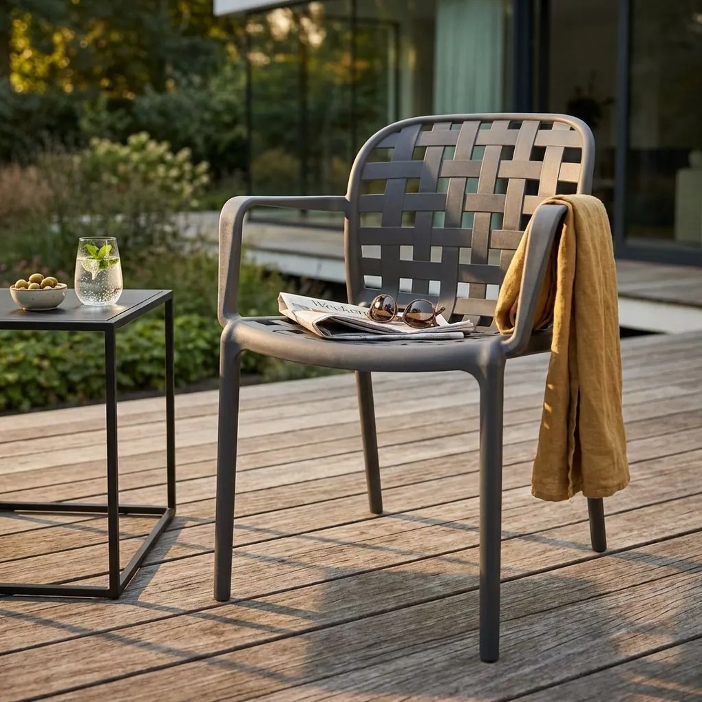 JENNY - poltrona da giardino in resina