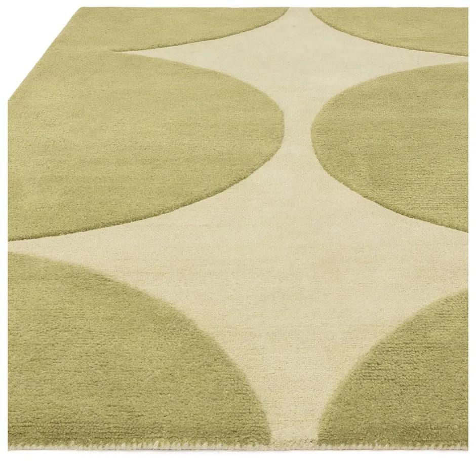 Tappeto in lana verde tessuto a mano 120x170 cm Canvas - Asiatic Carpets