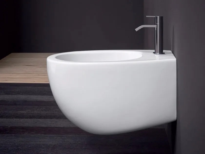 Milk Bidet Sospeso 52x34 Bianco Lucido