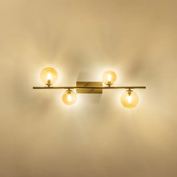 Brilagi - Lampadario a plafone LED MILLA 4xG9/3W/230V oro