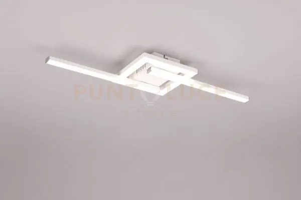 Viale plafoniera led 17w 1950lm, 4000k  bianca orientabile l. 55cm ...
