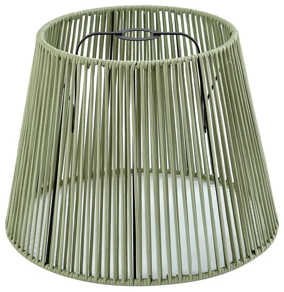 Paralume da esterno con corda verde IP54 40/28/30