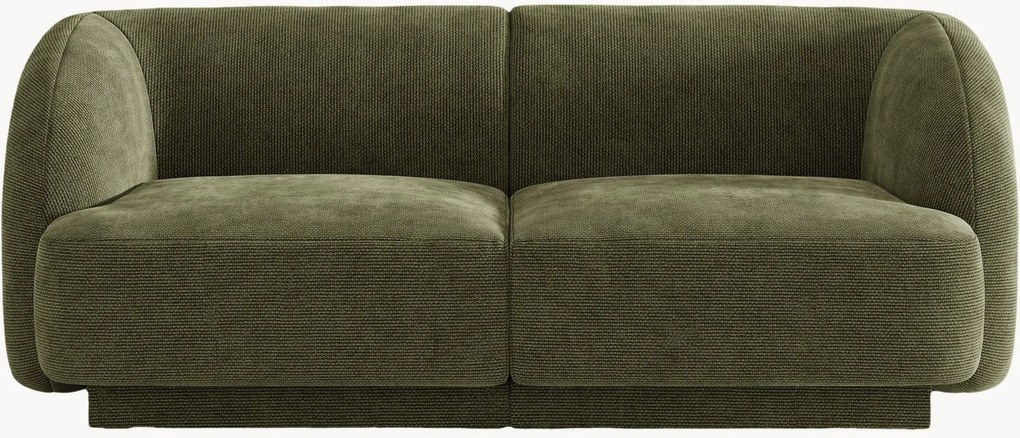 Divano 2 posti in ciniglia Miley, larg. 180 cm