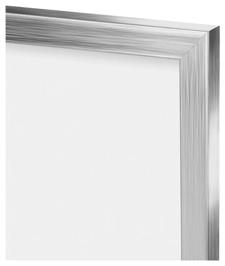 Cornice da parete in plastica argento 50x20 cm - knor
