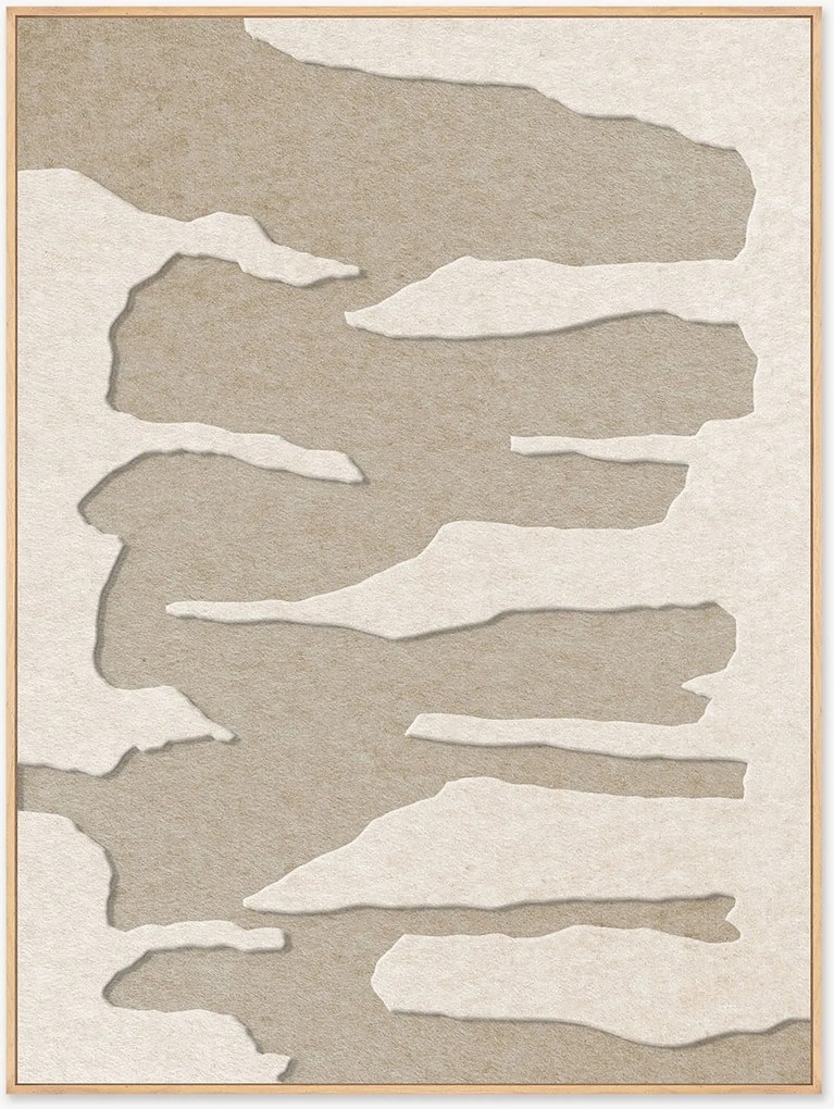 Arte da parete acustica Frequency con cornice in legno