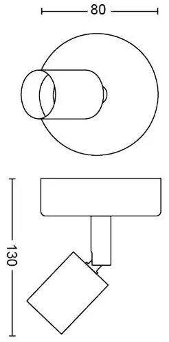Philips - Faretto LIMBALI 1xGU10/50W/230V nero