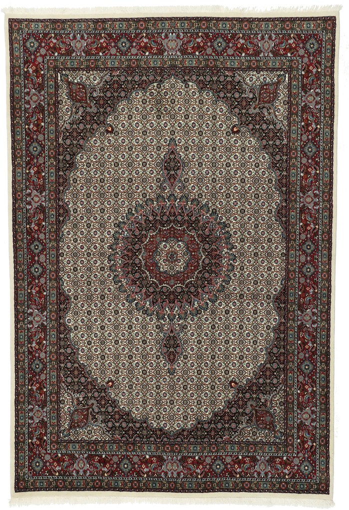 Moud Tappeto 170 x 250 (Iran) Annodato A Mano