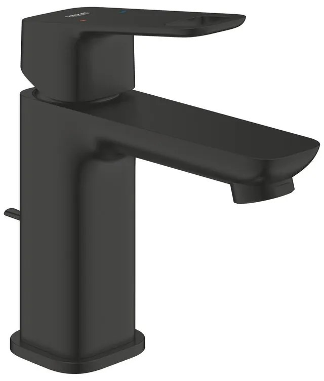 Rubinetto per lavabo a canna bassa getto aerato Clova Pulse nero spazzolato opaco GROHE