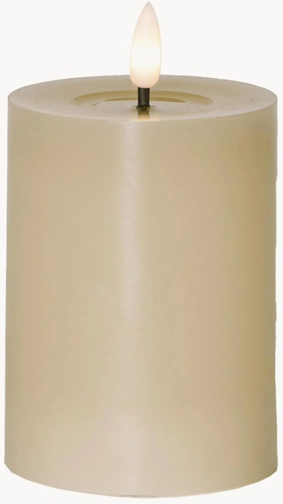 Candela a LED a blocco con fiamma Flow Pillar