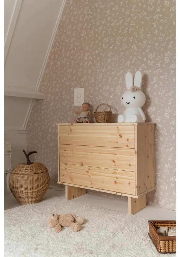 Cassettiera in legno di pino naturale Kommo - Karup Design