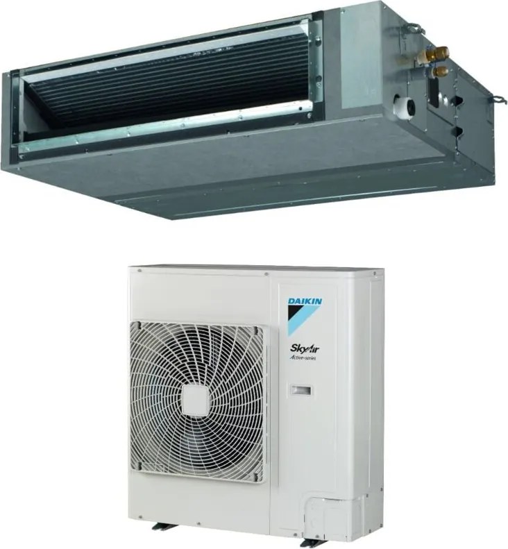 Climatizzatore Condizionatore Daikin Bluevolution Canalizzato Canalizzabile Media Prevalenza 48000 Btu FBA140A + RZASG140MV1 Monofase R-32 Wi-Fi
