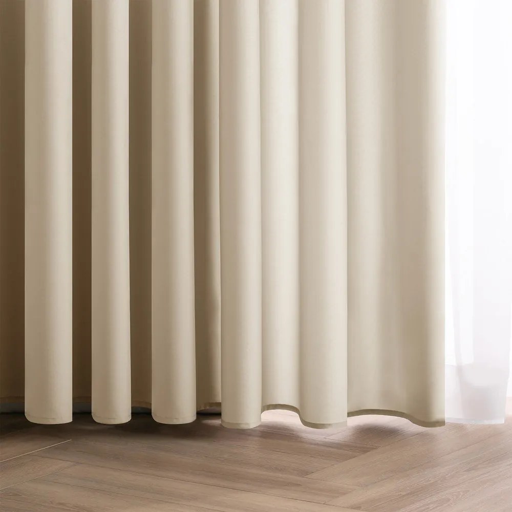 Tenda parzialmente oscurante color crema 140x270 cm Carli – Restilo