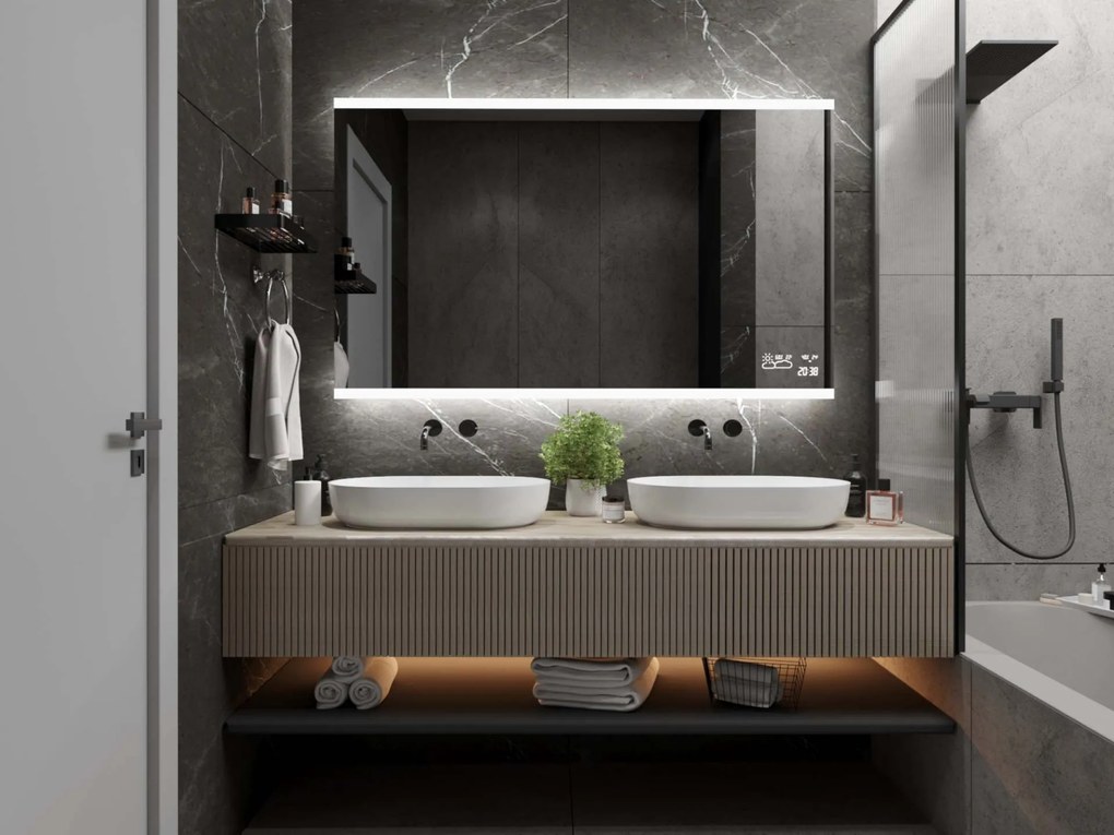Specchio con illuminazione LED  M13