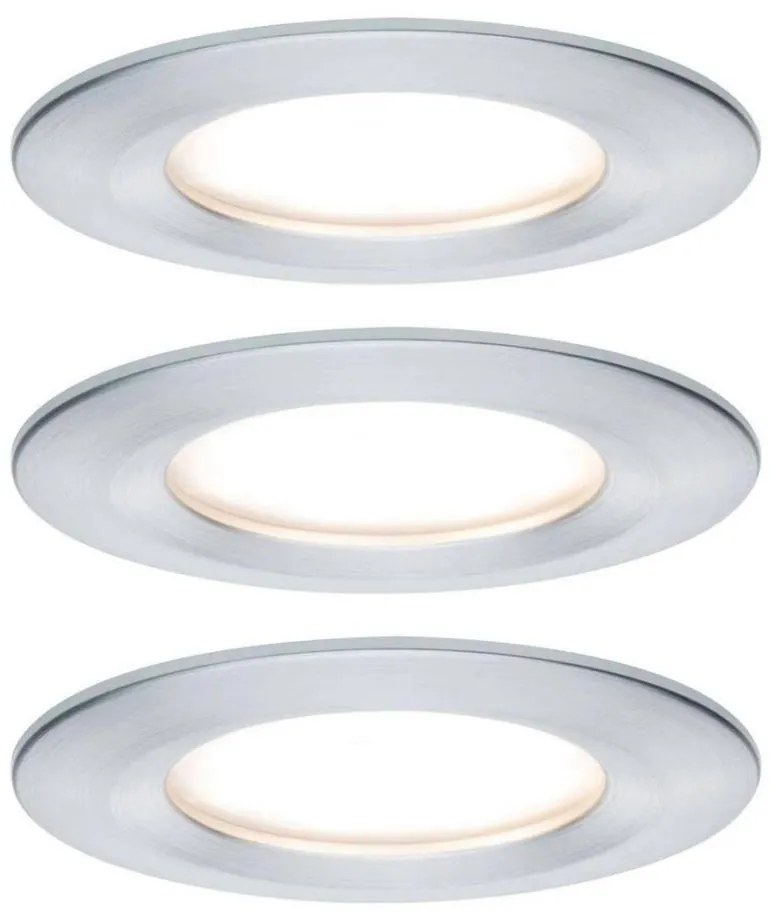 Paulmann 93462 - SET 3xLED/6W IP44 Lampada da incasso per bagno NOVA 230V