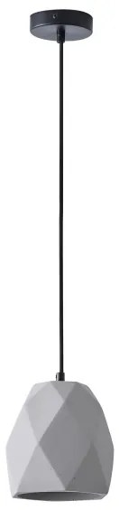 Lampadario a sospensione con filo 1xE27/40W/230V grigio