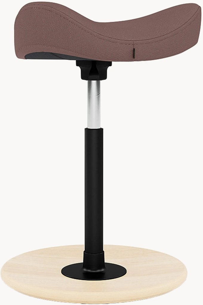 Sgabello da ufficio ergonomico imbottito Move, regolabile in altezza