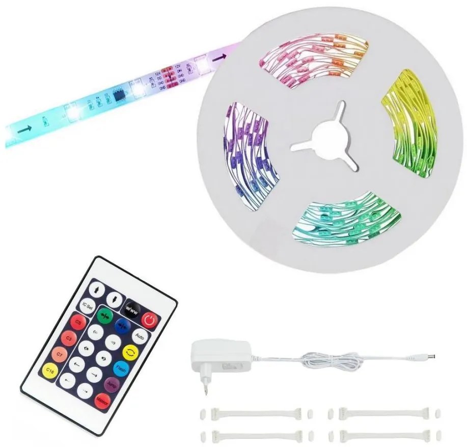 Brilo - Striscia LED RGBW dimmerabile 6,5m LED/24W/230V + +TC