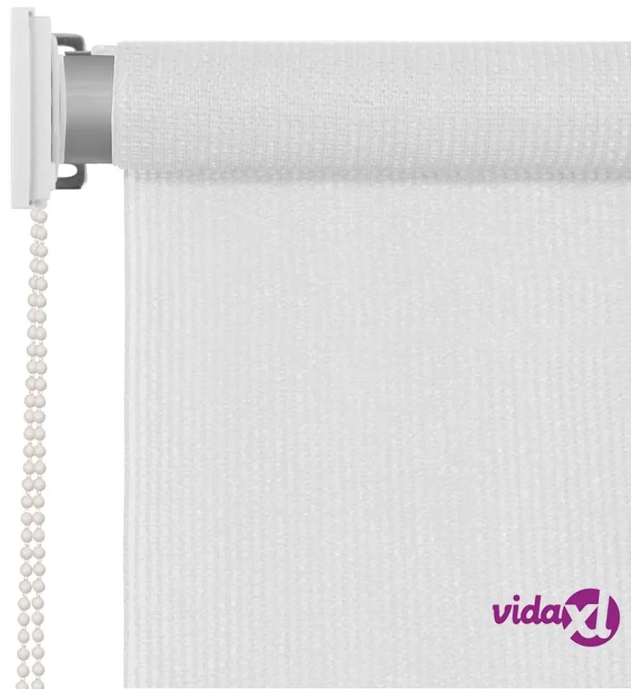 vidaXL Tenda a Rullo per Esterni 120x140 cm Bianca