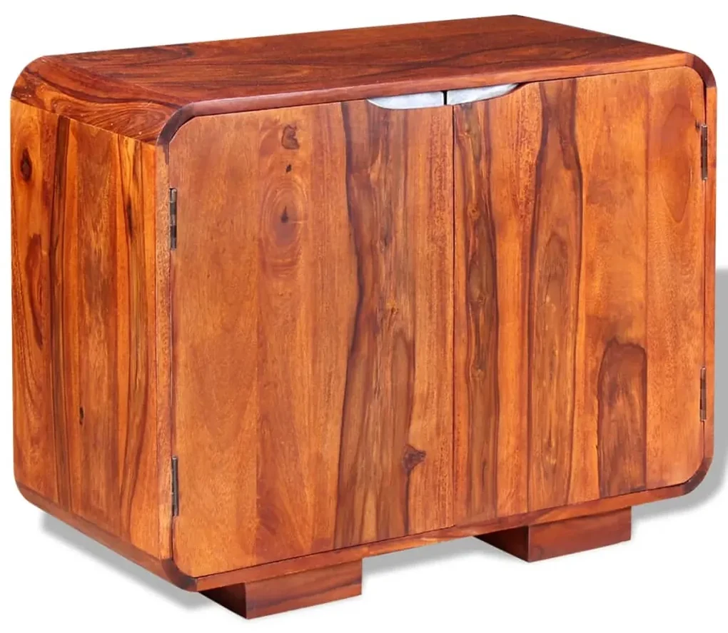 Credenza in legno massello di sheesham 75x35x60 cm