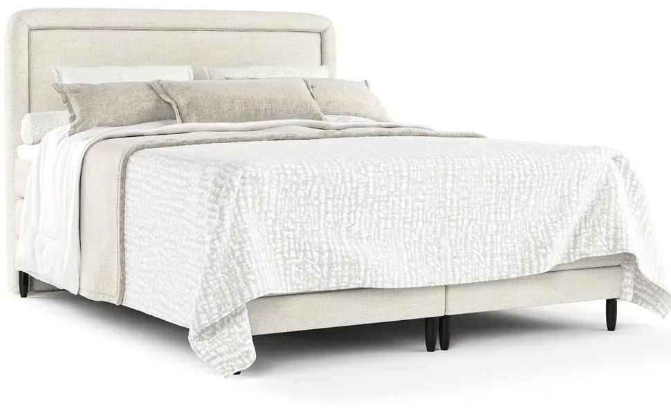 Letto boxspring crema 180x200 cm Dove - Maison de Rêve