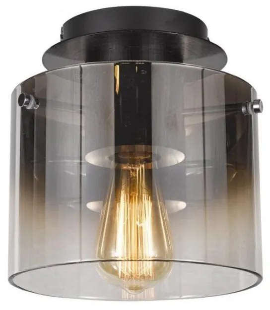 ITALUX MX17076-1A BK - Plafoniera JAVIER 1xE27/60W/230V