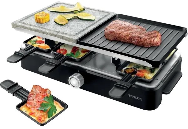 Sencor - Raclette grill con accessori 1400W/230V