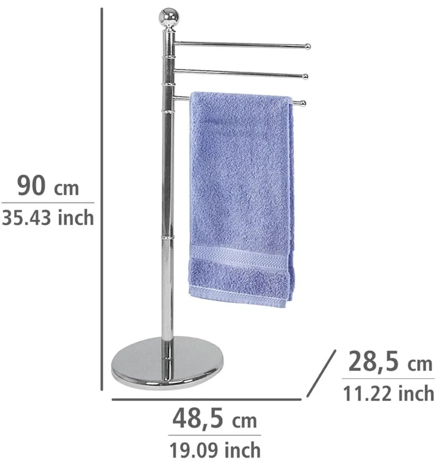 Esclusivo portasciugamani cromato - Wenko