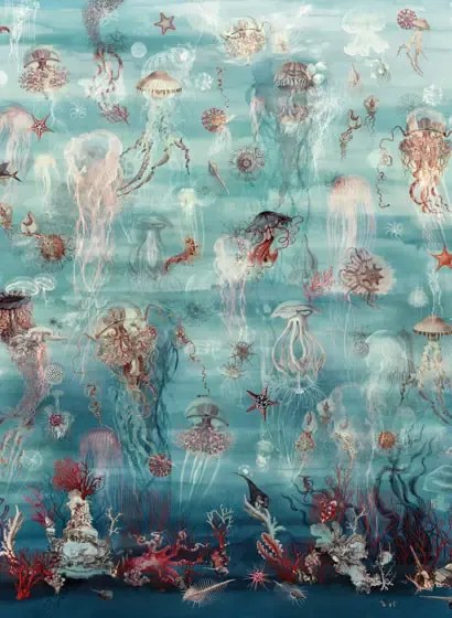 Meeres Tapete Abyssal von Jean Paul Gaultier - Ocean