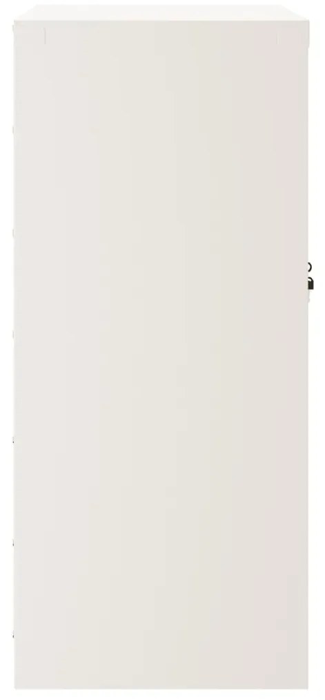 Armadio classificatore bianco 79x40x90 cm in acciaio