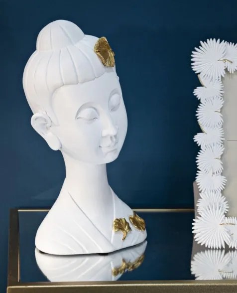 Testa Buddha -A- Cm 21,5X16X35