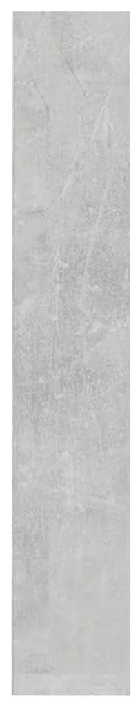 Scaffali porta cd 2pz grigio cemento 21x16x93,5cm in truciolato