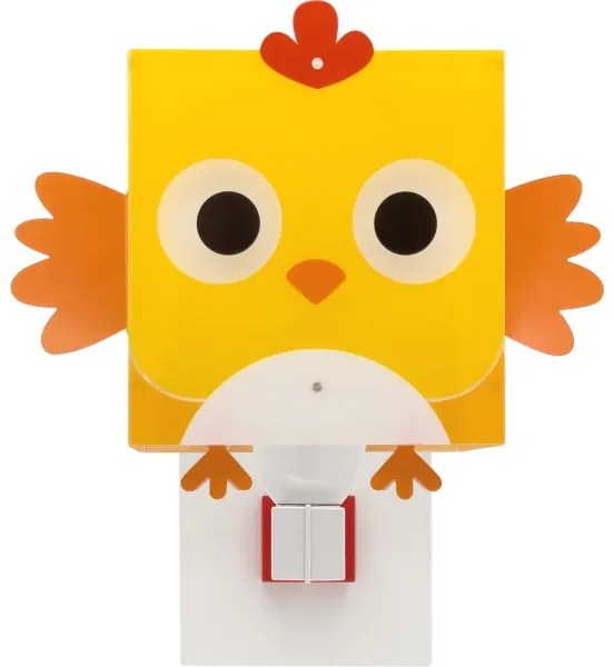 Dalber 64649 - Applique per bambini LITTLE CHICKEN 1xE27/15W/230V