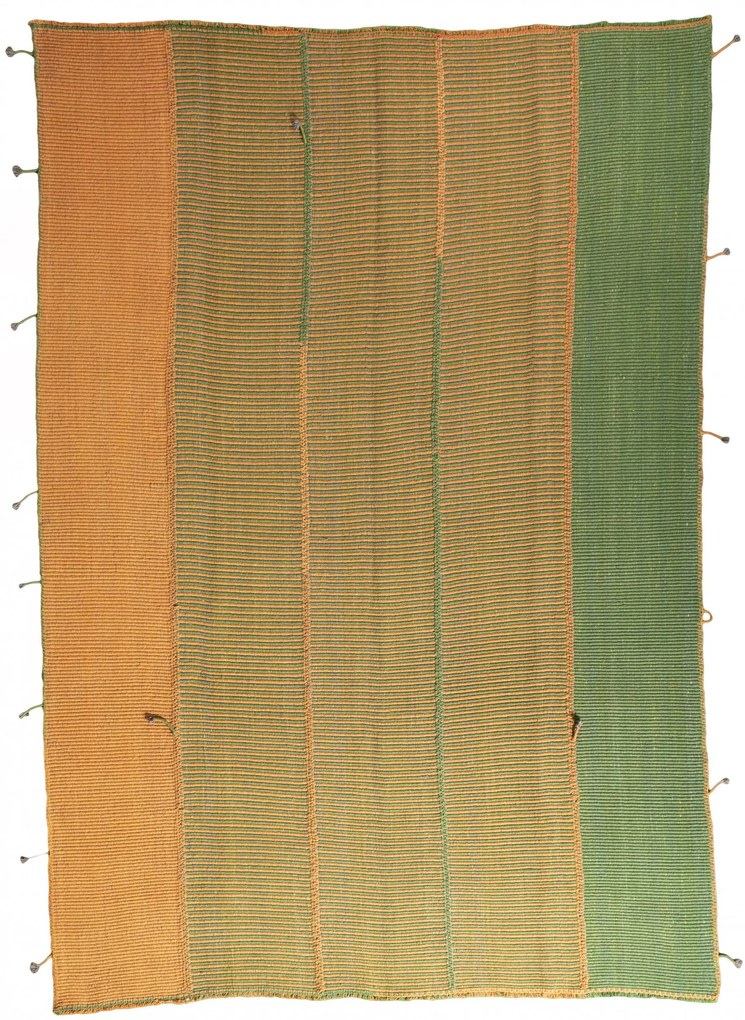 Kilim Tappeto 260 x 370 Giallo (Iran) Tessuto A Mano
