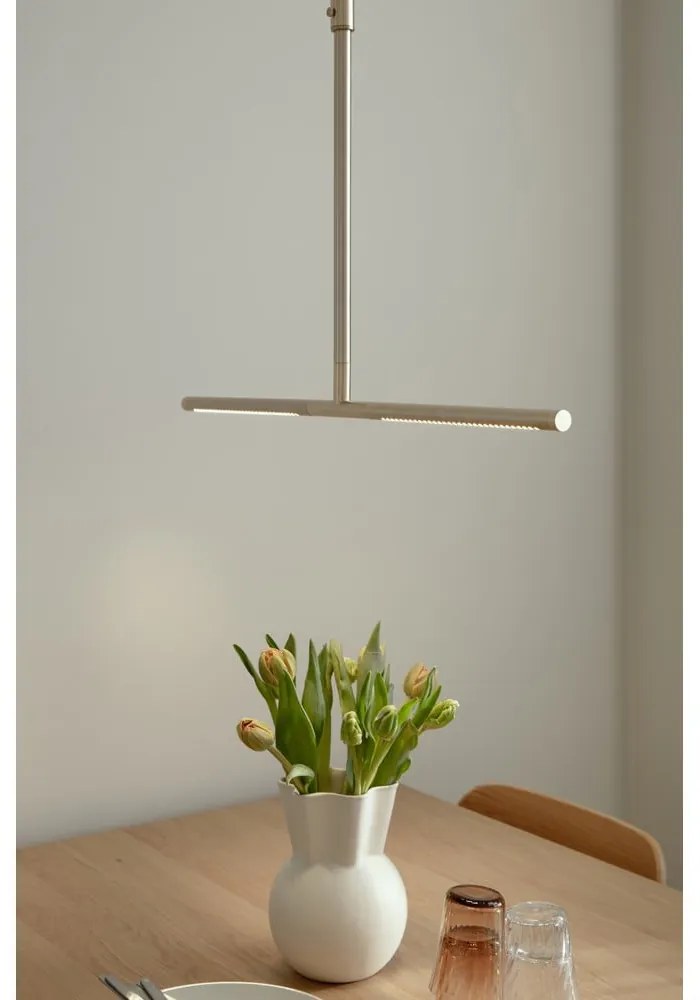 Lampadario LED argentato in metallo con paralume in metallo Omni Ceiling – UMAGE