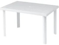 Tavolo rettangolare per esterno 120x80x72 H cm bianco Calaf