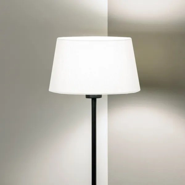 Brilagi - Lampada da terra LED CERIA 1xE27/40W/230V Ø 30 cm bianco/nero