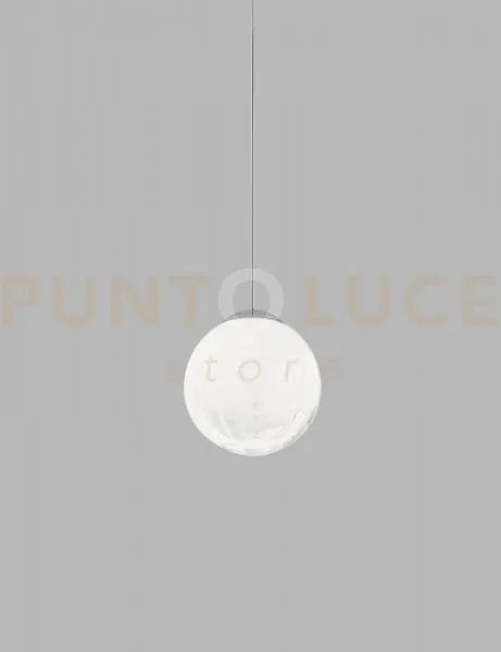 Puppet sospensione 28l bianco sfumato cromo lucido l22cc led 2700k ...