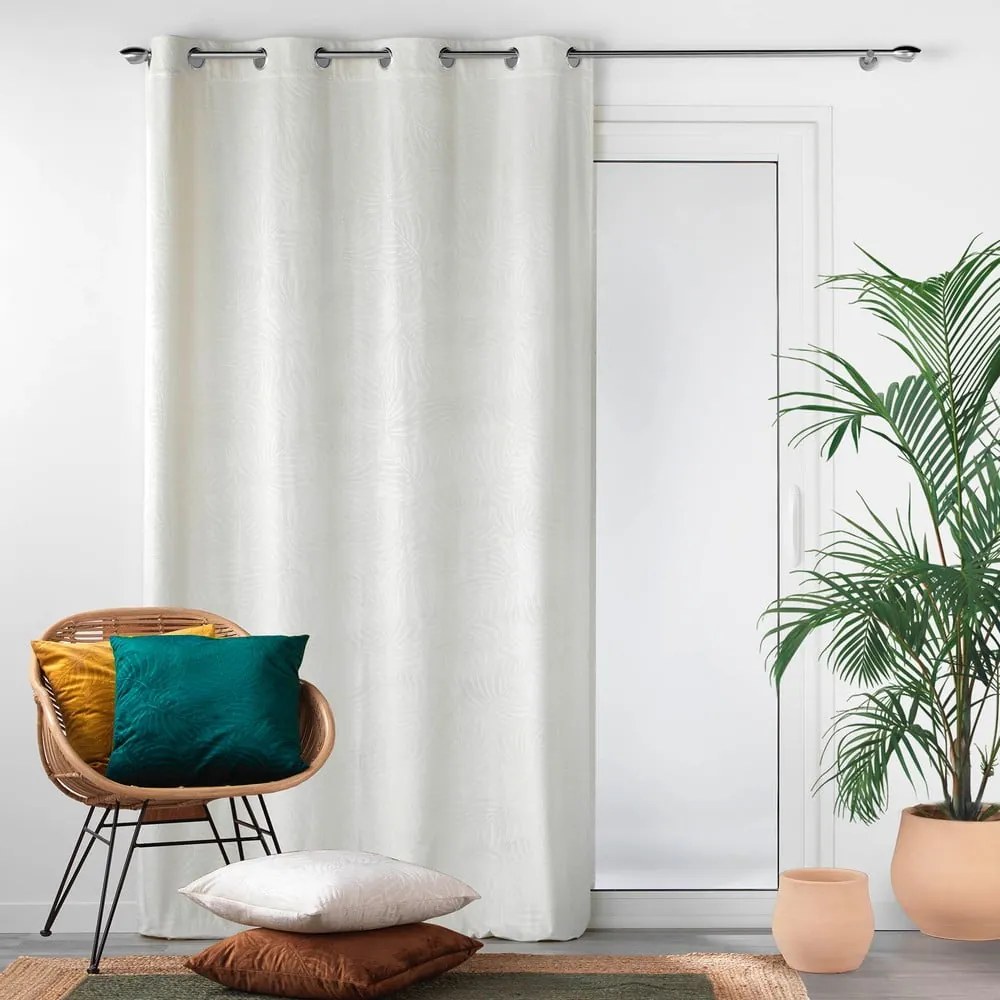 Tenda in velluto crema 140x240 cm Analia - douceur d'intérieur