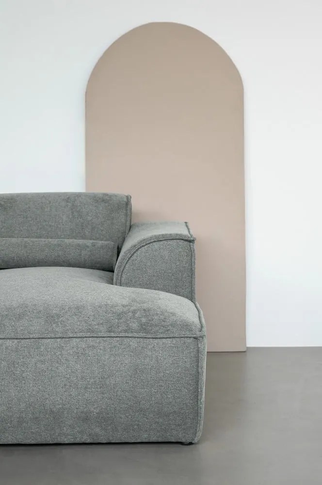 Divano componibile verde (con penisola a destra) Flex Felix – Miuform