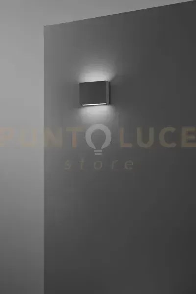 Pocket applique in alluminio antracite opaco led 7w cct 2700k 3200k...