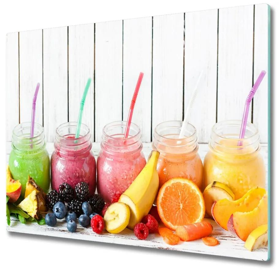 Tagliere in vetro Cocktail di frutta 60x52 cm