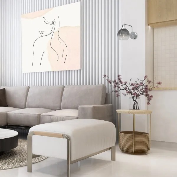 Applique MONTE 1xE27/60W/230V cromo lucido