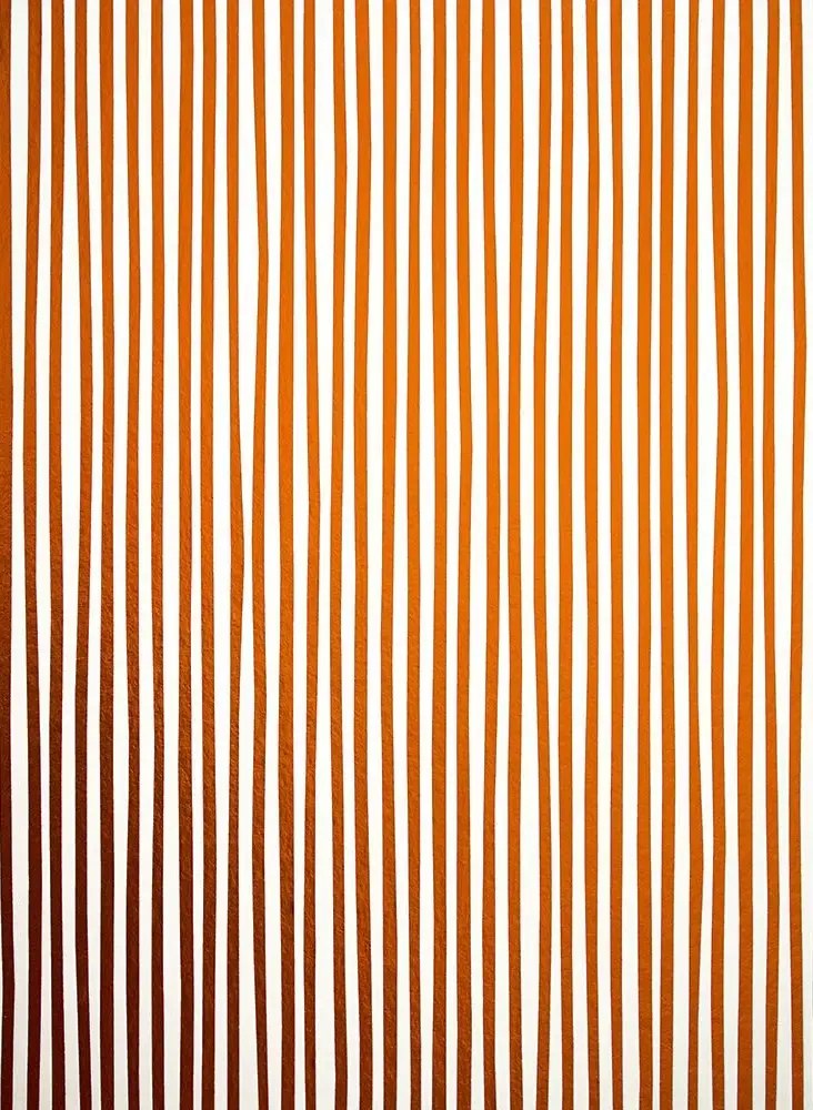 studio ditte Carta da parati Stripes / Strepen - Copper / Koper