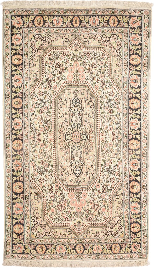 Cashmere Silk Tappeto orientale 160x90 (Indian) Annodato A Mano